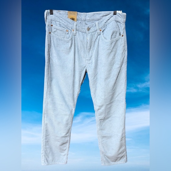 Levi's Other - Levi’s men’s size 34W 32L heavy corduroy pants light baby blue 559 relaxed $70